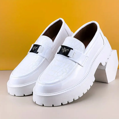 White Johnny D's Men's Shoe